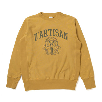 [Pre-Order] Studio D'Artisan "University" Reverse Weave Sweatshirt
