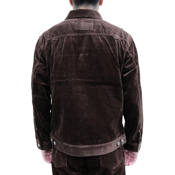 Momotaro Jumbo Corduroy Type 2 Jacket (Brown) - Okayama Denim