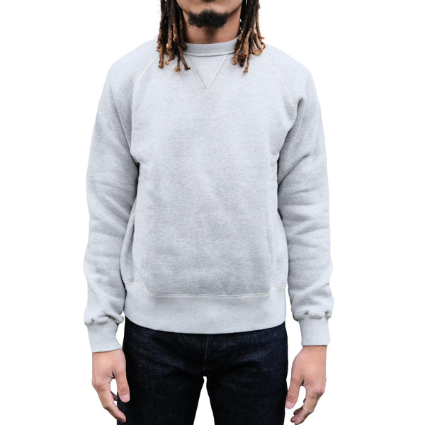 Loop & Weft Super Fluffy Knit Crewneck Sweatshirt (Gray) - Okayama