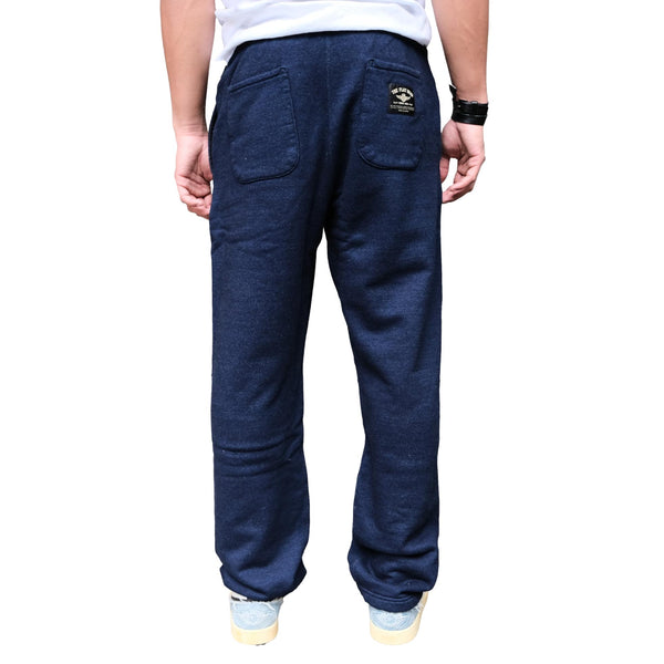 The Flat Head Indigo Dyed Heavyweight Sweatpants - Okayama Denim