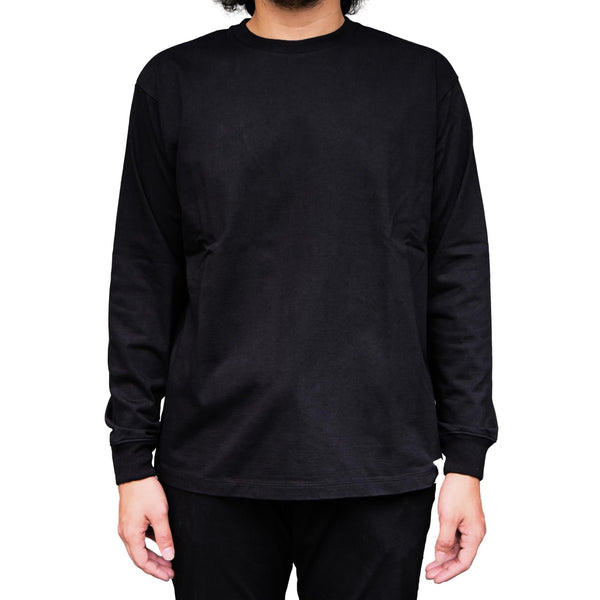 Momotaro Suvin Gold GTB L/S Tee (Black) - Okayama Denim