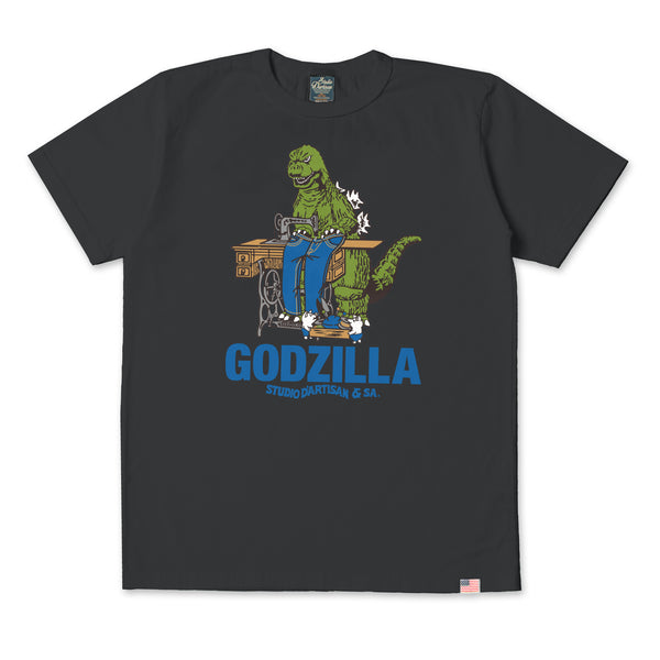 ゴジラGODZILLAダルチザンSTUDIO D'ARTISAN半袖TシャツL Studio D'Artisan 