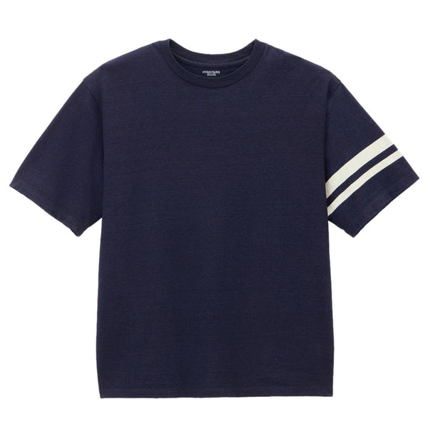 Momotaro GTB Indigo Dyed Tee - Okayama Denim