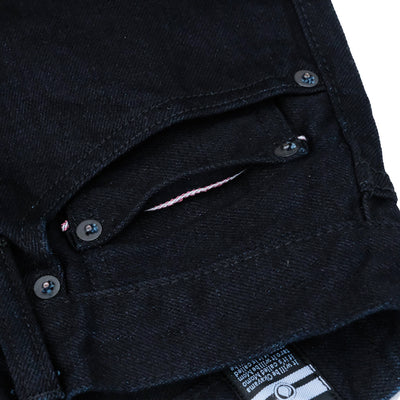 Momotaro Indigo x Black Selvedge Jeans (Narrow Tapered)