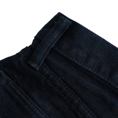 Momotaro Indigo x Black Selvedge Jeans (Slim Straight)