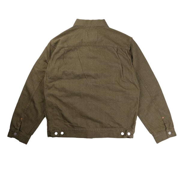 Momotaro 10.5oz. Olive Selvedge Jacket - Okayama Denim