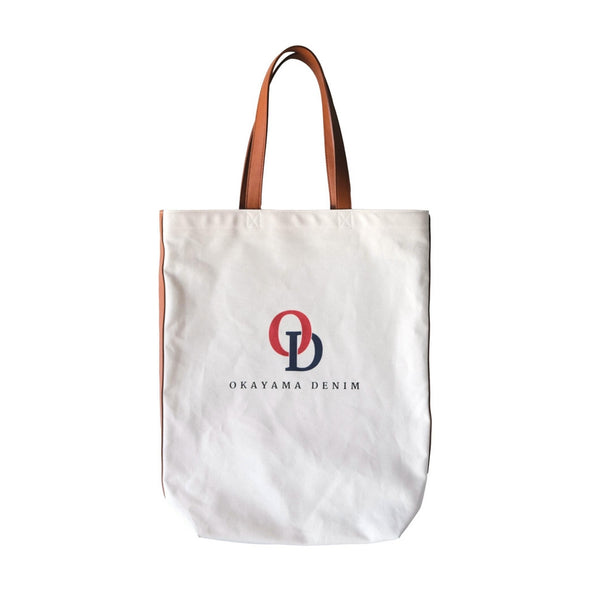Okayama Denim Natural Indigo Sashiko Lined Reversible Canvas Tote Bag
