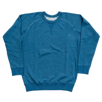 Pure Blue Japan "Greencast Indigo" Crewneck Sweatshirt