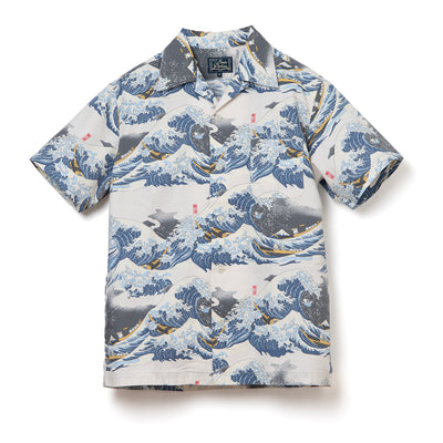Studio D'Artisan 45th Anniversary "Great Wave off Kanagawa" Original Aloha Shirt