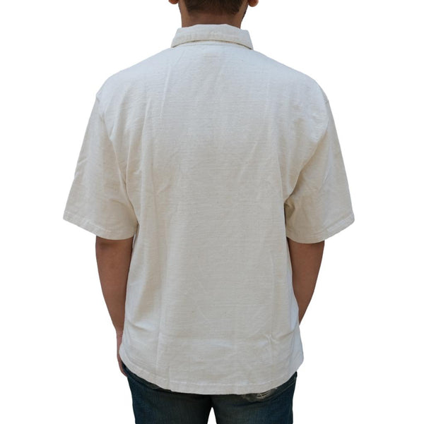 Samurai Jeans SJST-SC04 Organic Cotton Polo Shirt (Natural