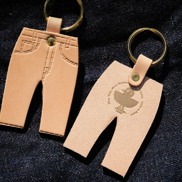 CDL Hand Stitched Mini Basket チャーム付き Omoto Denim 