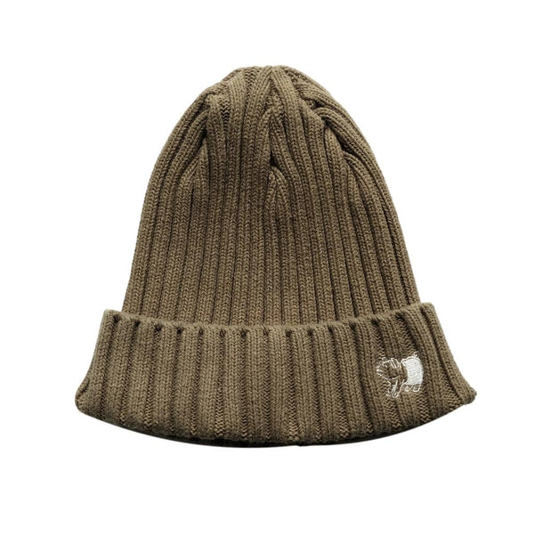 Studio D'Artisan Knit Beanie (Army Green) - Okayama Denim
