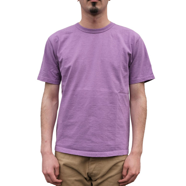 Studio D'Artisan 9913 Loopwheel Tee (Purple) - Okayama Denim