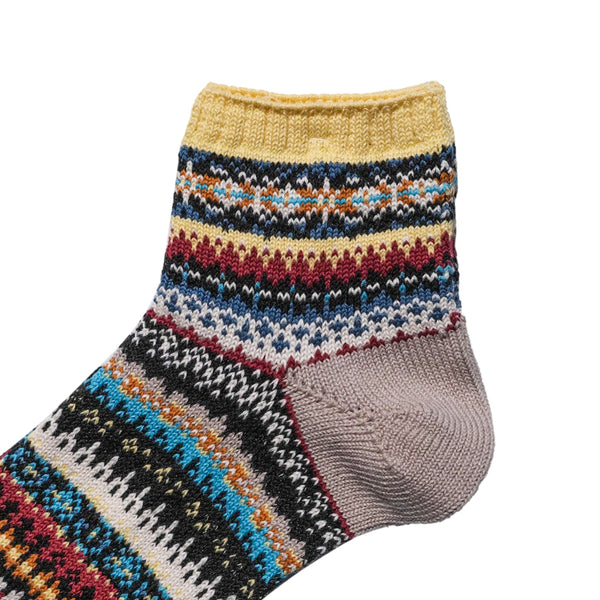 Chup Socks Lake Side (Lemon Yellow) - Okayama Denim