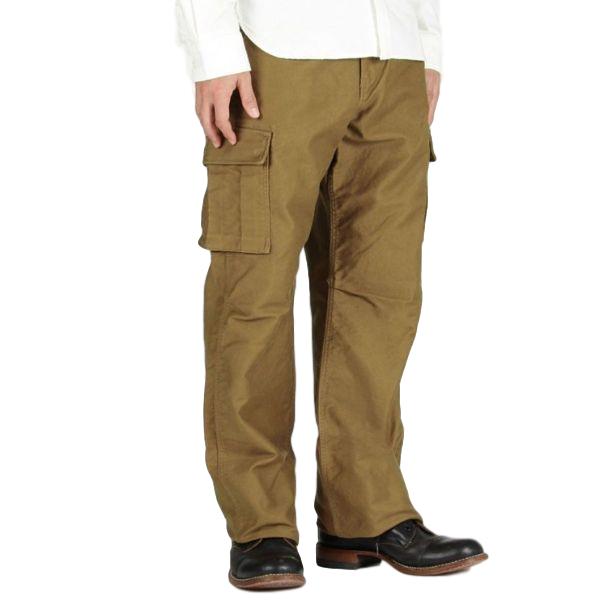 Momotaro Jungle Cloth Cargo Pants (Beige)