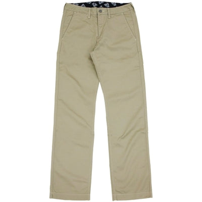 Momotaro High Count West Point Work Pants (Khaki) - Okayama Denim Pants - Selvedge