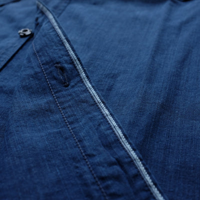 Pure Blue Japan 6oz. Double Natural Indigo Selvedge Chambray Work Shirt