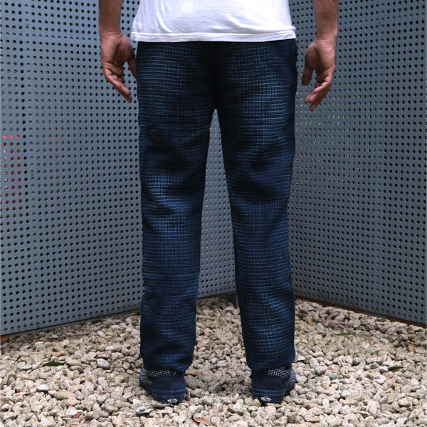 Pantalon Sashiko Japonais Momotaro Ochazome, Coupe Slim Droite Taille 34, Neuf Avec étiquettes
