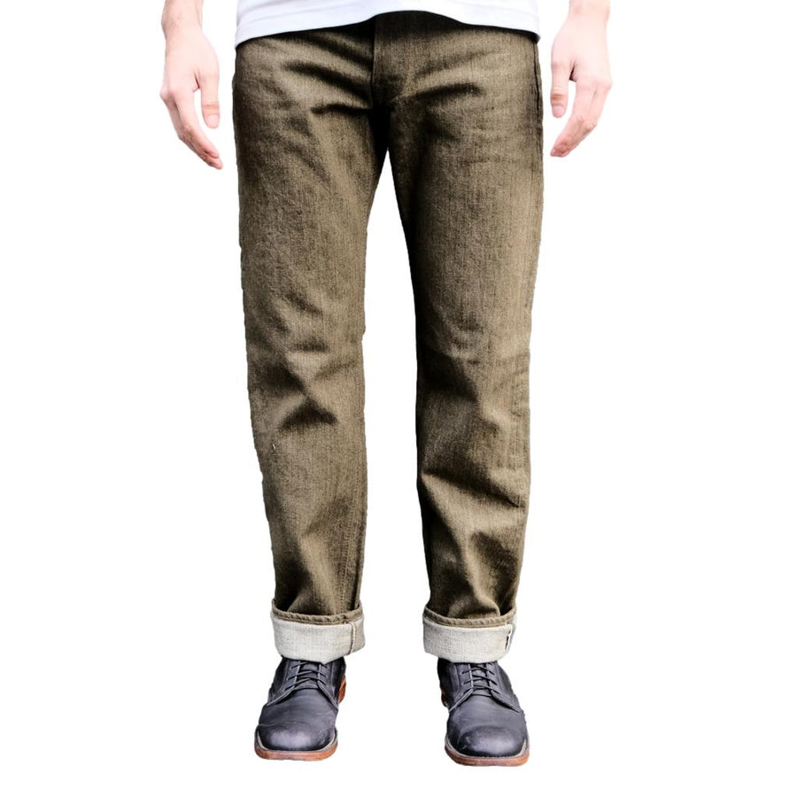 The Pure Blue Japan 14oz. Olive Selvedge Collection