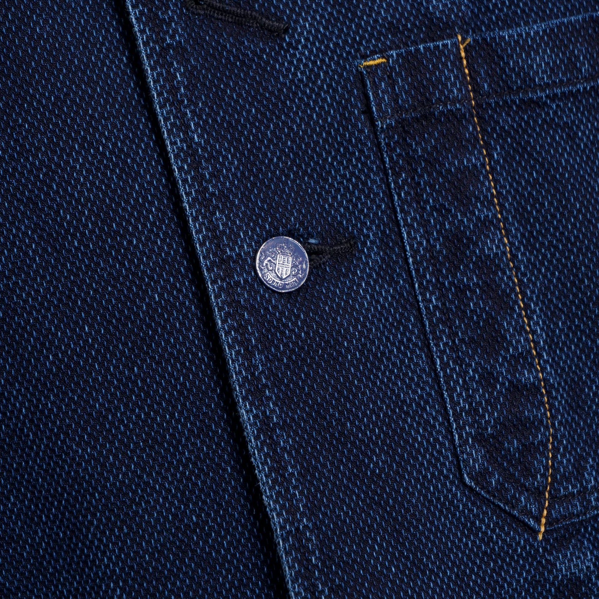 Soundman "Birmingham" Indigo Sashiko Ironworks Jacket