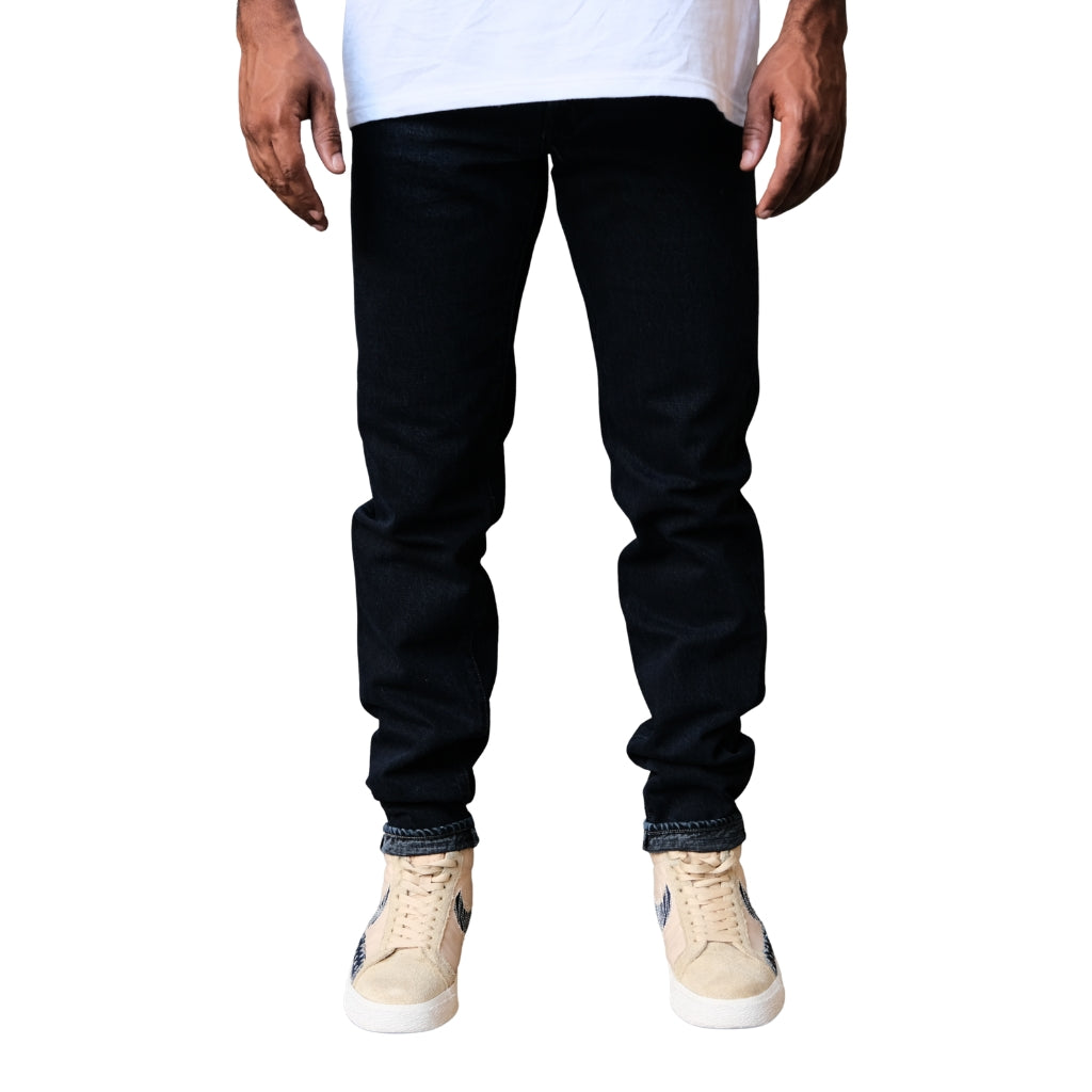 Omoto Denim 0415BCH 13.5oz. Sumi Overdyed Selvedge Jeans (Slim Straight)