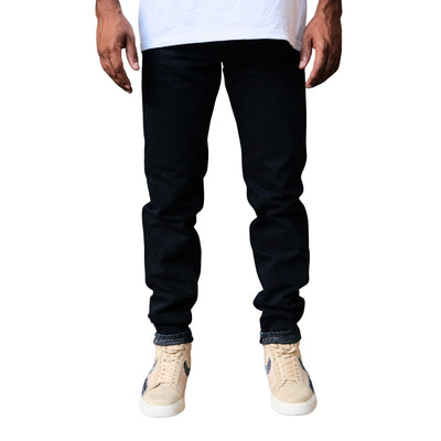 Omoto Denim 0415BCH 13.5oz. Sumi Overdyed Selvedge Jeans (Slim Straight)