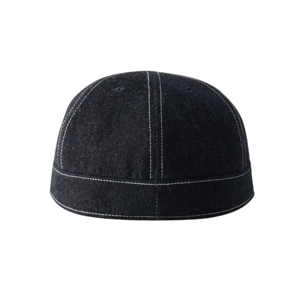 The Flat Head Selvedge Denim Railroad Cap
