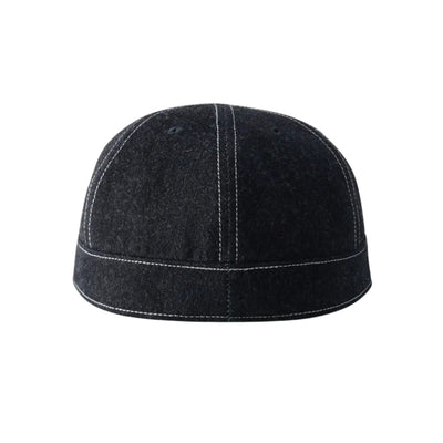 The Flat Head Selvedge Denim Railroad Cap