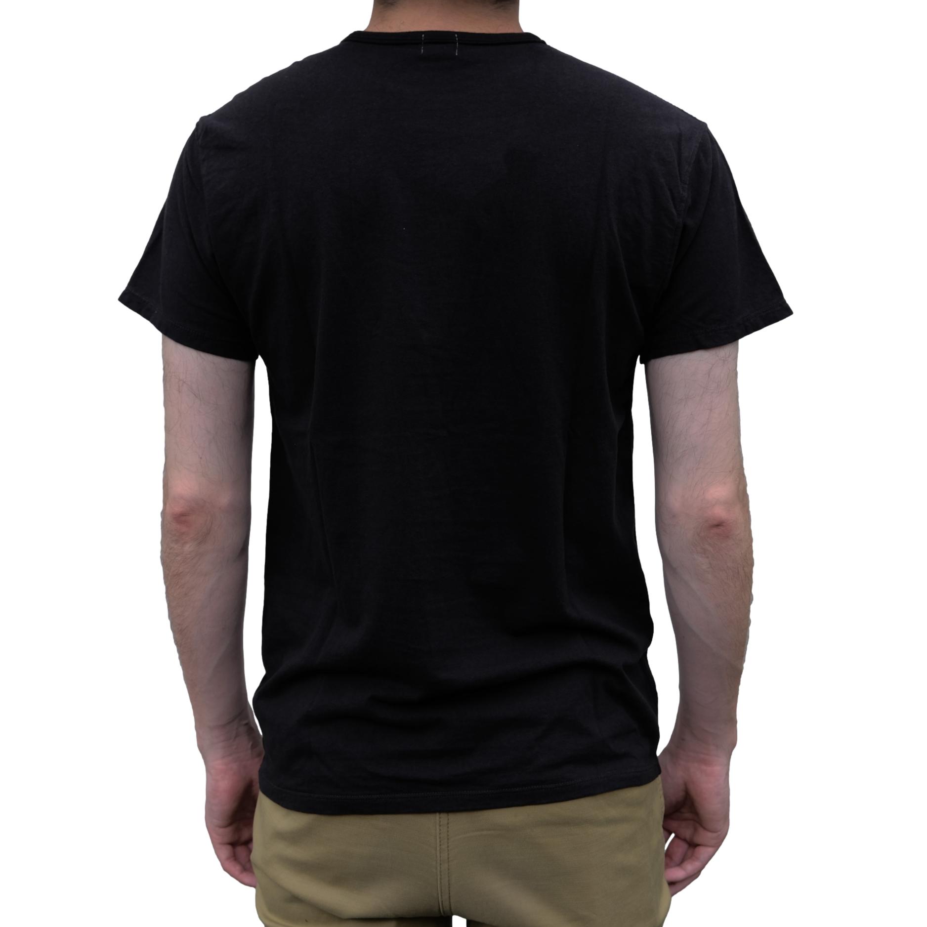 Loop & Weft Recycled Supima Cotton S/S Crewneck Tee (Black)