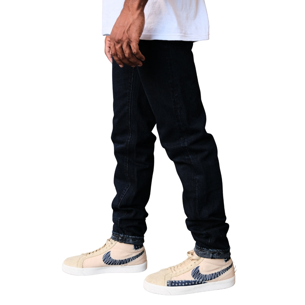 Omoto Denim 0415BCH 13.5oz. Sumi Overdyed Selvedge Jeans (Slim Straight)