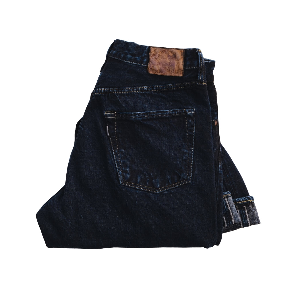 Omoto Denim 0815BCH 13.5oz. Sumi Overdyed Selvedge Jeans (Loose Straight)