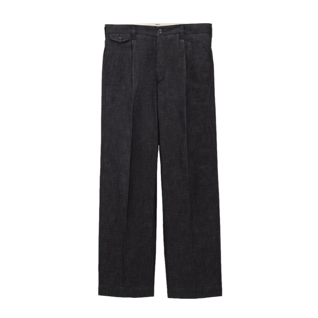 Momotaro Pleated 8oz. Selvedge Denim Trousers