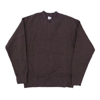 Soundman "Arthur" US Army Henley Knit Sweatshirt (Brown)
