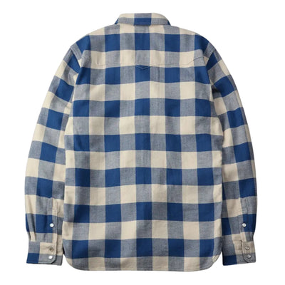 The Flat Head Selvedge Block Check Flannel Western