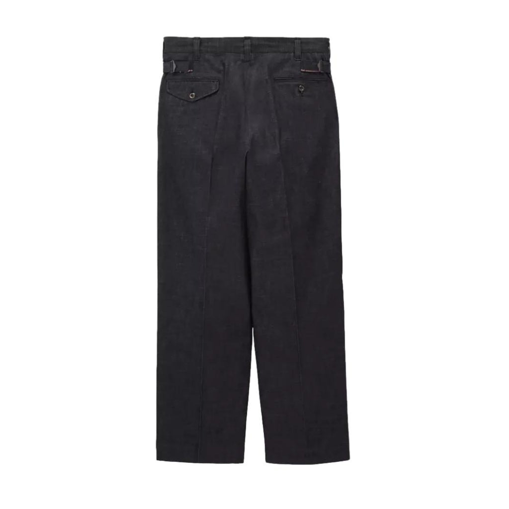 Momotaro Pleated 8oz. Selvedge Denim Trousers