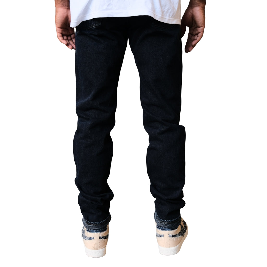 Omoto Denim 0415BCH 13.5oz. Sumi Overdyed Selvedge Jeans (Slim Straight)