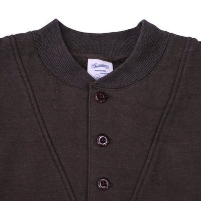 Soundman "Arthur" US Army Henley Knit Sweatshirt (Brown)