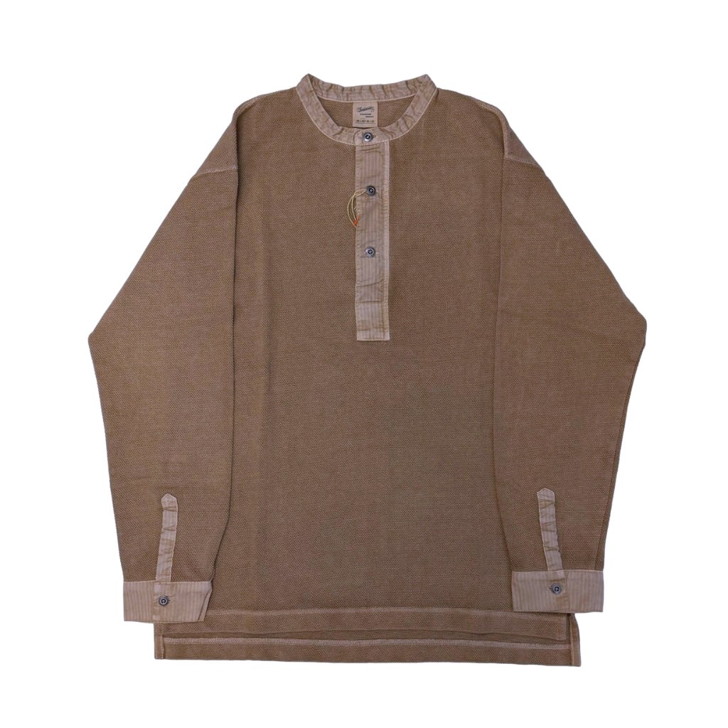 Soundman "Skane" Swedish Army L/S Henley (Beige)