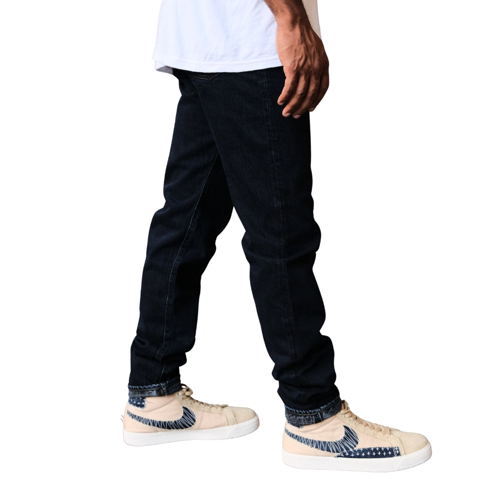 Omoto Denim 0415BCH 13.5oz. Sumi Overdyed Selvedge Jeans (Slim Straight)