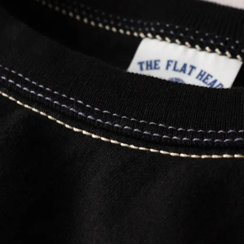 The Flat Head "Japan" Souvenir Jacket Print Tee - Okayama Denim