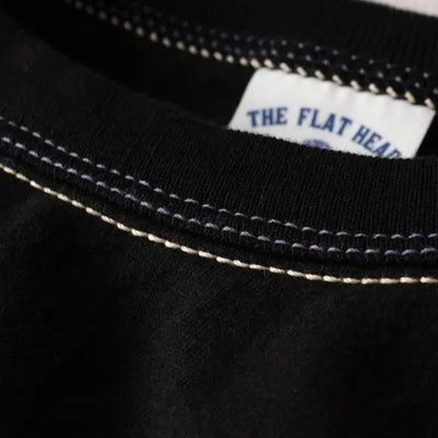 The Flat Head "Japan" Souvenir Jacket Print Tee - Okayama Denim