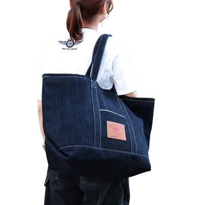 The Flat Head 18oz. Selvedge Denim Tote Bag