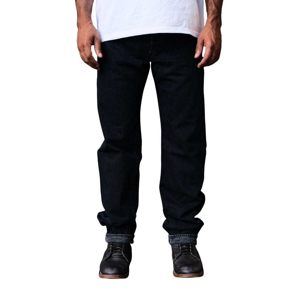 Omoto Denim 0615BCH 13.5oz. Sumi Overdyed Selvedge Jeans (Regular Straight)