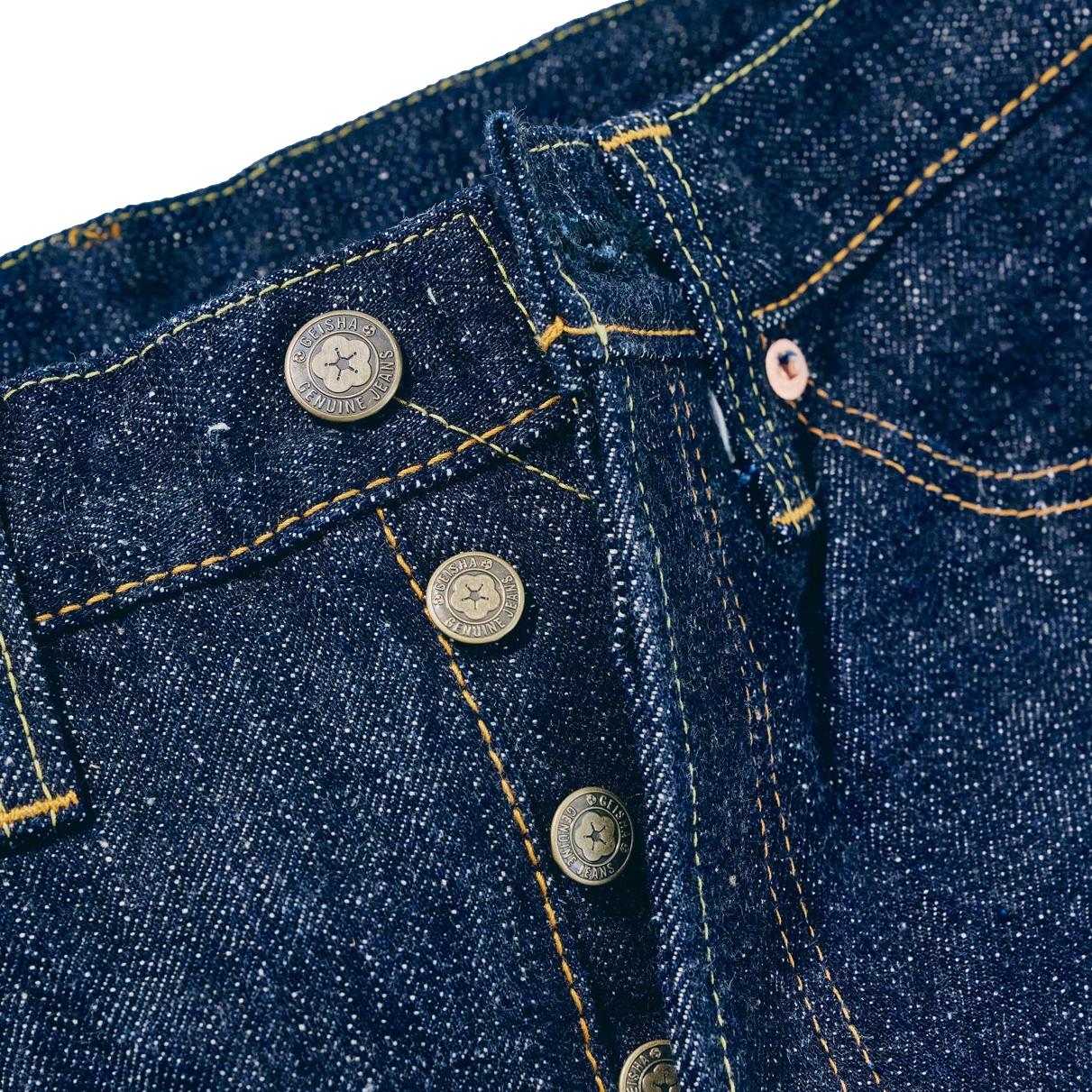 レディース 美品 濃い濃い GEISHA JEANS ゲイシャジーンズ デニム GA510LXX 16oz Geisha - Straight Fit – BLUE IN GREEN SOHO