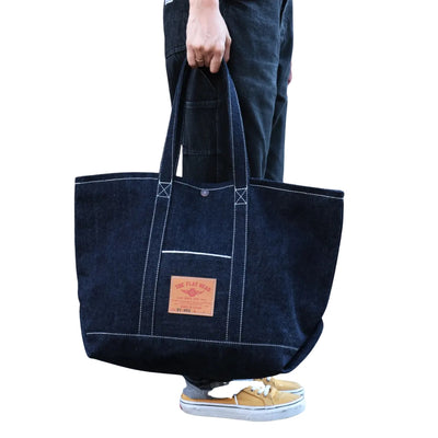 The Flat Head 18oz. Selvedge Denim Tote Bag