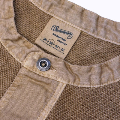 Soundman "Skane" Swedish Army L/S Henley (Beige)