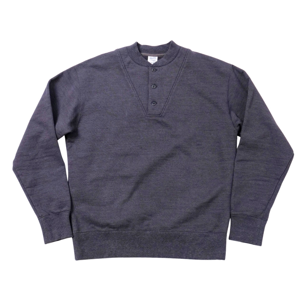 Soundman "Arthur" US Army Henley Knit Sweatshirt (Gray)