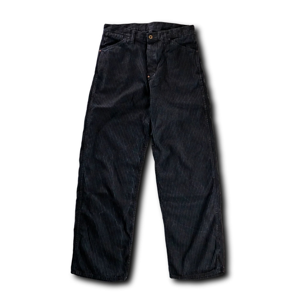 Fullcount Black Hickory Stripe Work Pants
