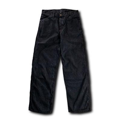 Fullcount Black Hickory Stripe Work Pants