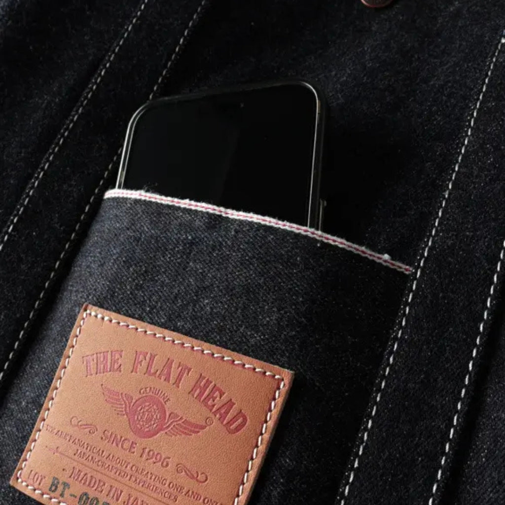 The Flat Head 18oz. Selvedge Denim Tote Bag